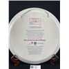 Image 2 : Very Nice 12" Diameter Limited Edition Hungary Farago w/ 24k Gold Rimmed Plate w/ Stand