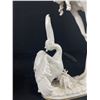 Image 2 : Nice Vintage 9" Tall German Porcelain Lady and Pelican