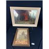 Image 1 : 2 Nicely Framed Vintage Paintings Largest being 29 x 21"