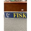 Image 2 : Custom Handpainted Fisk Tires Wooden Sign 60 x 11" NO SHIPPING