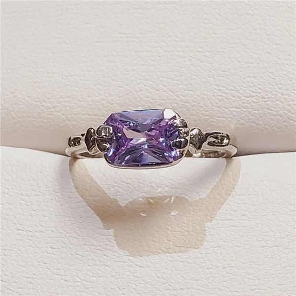 Silver Cubic Zirconia  Ring, Suggested Retail Value $50