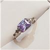 Image 2 : Silver Cubic Zirconia  Ring, Suggested Retail Value $50