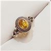 Image 2 : Silver Citrine  Ring, Suggested Retail Value $60