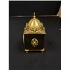 Image 2 : Swiss Made Swiza8 Brass Tabletop Clock