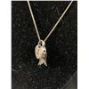 Image 2 : Vintage Sterling Silver with Lock & 2 Wings Pendant Necklace