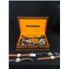 Image 1 : Vintage Jewelry Box Full of Mens Watches, Money Clips, Pins etc