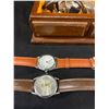 Image 2 : Vintage Jewelry Box Full of Mens Watches, Money Clips, Pins etc
