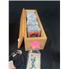 Image 2 : Lot of Collectible Ted Williams Laminated Collector Cards in Case + Mens Jewelry Box w/ Cufflinks