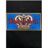 Image 2 : Budweiser King of Beers Stained Glass Art Piece + Fill 'er Up Vintage Gas Pump Decanter