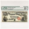 Image 1 : 1880 $10 Ten Dollar Legal Tender Note PMG 25