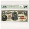 Image 1 : LG $5 Legal Tender Note PMG VF 20
