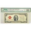 Image 1 : 1928 G $2 Legal Tender Note PMG GEM UNC 66