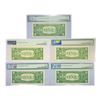 Image 2 : (5) 1957-1963 $1 Silver Cert. & Fed Reserve Notes