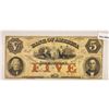 Image 1 : 1800's LG Tennesse $5 Legal Tender Note