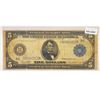 Image 1 : 1914 LG $5 Fed Reserve Note