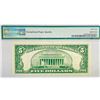 Image 2 : 1953 Star $5 Legal Tender Note PMG Ch UNC 64