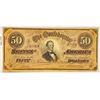 Image 1 : 1864 LG Confederate States $50 Legal Note