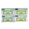 Image 2 : (4) 1993-1995 $5 Fed Reserve Notes PMG