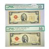 Image 1 : (2) 1928 D $2 Legal Tender Notes PMG