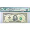 Image 1 : 1969 B $5 Fed Reserve Notes PMG GEM UNC 66