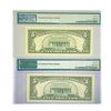 Image 2 : (2) 1988 $5 Fed Reserve Notes PMG GEN UNC