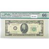 Image 1 : 1950 $20 Fed Reserve Note PMG GEM UNC 66