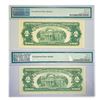 Image 2 : (2) 1953 & 1963 $2 Legal Tender Notes PMG GEM UNC