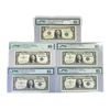 Image 1 : (5) 1957-2001 $1 Silver Cert. & Fed Reserve Notes