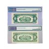 Image 2 : (2) 1953 & 1963 $2 Legal Tender Notes, one w/