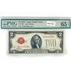 Image 1 : 1928 $2 Legal Tender Note PMG GEM UNC 65