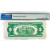 Image 2 : 1928 $2 Legal Tender Note PMG GEM UNC 65
