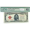 Image 1 : 1928 A $5 Legal Tender Note PMG Ch UNC 63