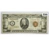Image 1 : 1934 A WW2 Hawaii $20 Fed Reserve Note
