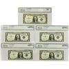 Image 1 : (5) $1 Silver Cert.'s (1935 F, (4) 1957 A) LCG V C