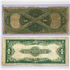 Image 2 : (2) LG $1 Silver Cert. & Fed Res. Note (1917, 192