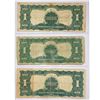 Image 2 : (3) 1899 LG $1 Silver Cert.'s