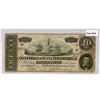 Image 1 : 1864 LG $20 Confederate Note