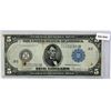 Image 1 : 1914 LG $5 Fed Reserve Note