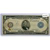 Image 1 : 1914 LG $5 Fed Reserve Note