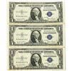 Image 1 : (3) 1935 D Consec $1 Silver Cert.'s