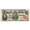 Image 1 : 1880 LG $5 Legal Tender Note