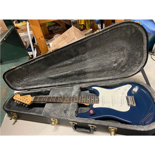 Squire bullet by Fender electric guitar and case
