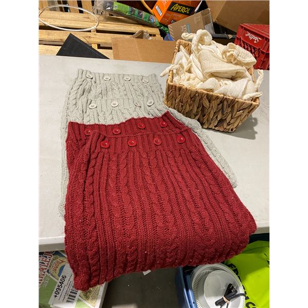 Cushion throw covers etc