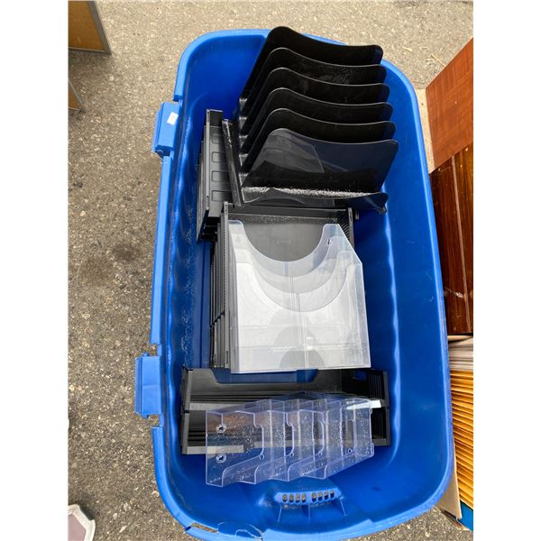 Bin office organizers