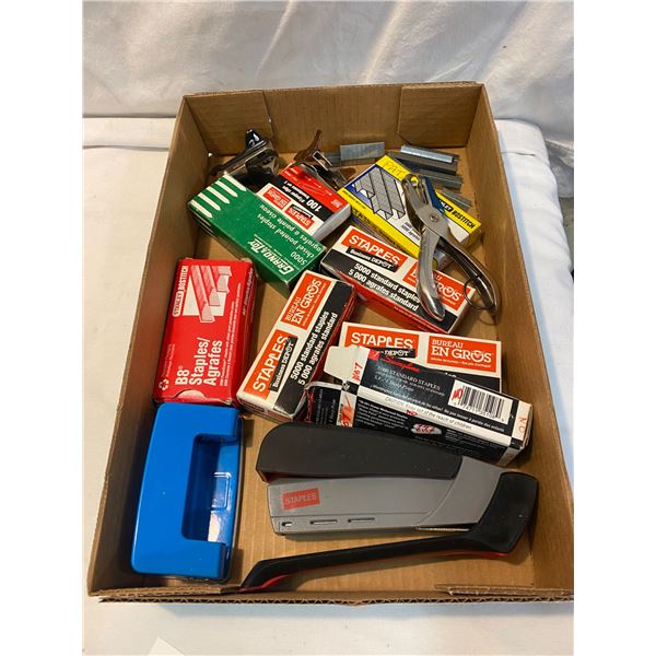 Stapler, staples etc