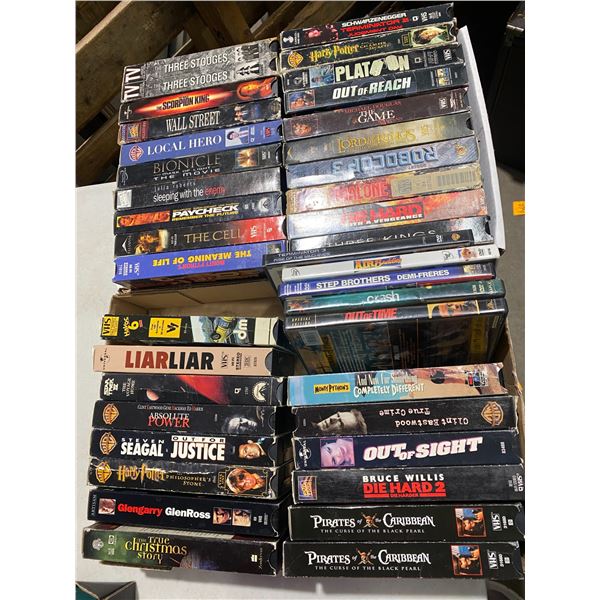 Vhs and dvds