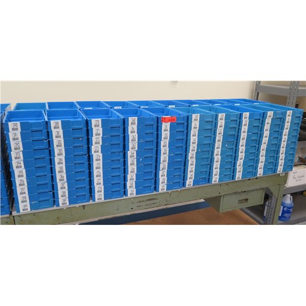 Qty 200 Blue Plastic Medical Sorting Trays 7