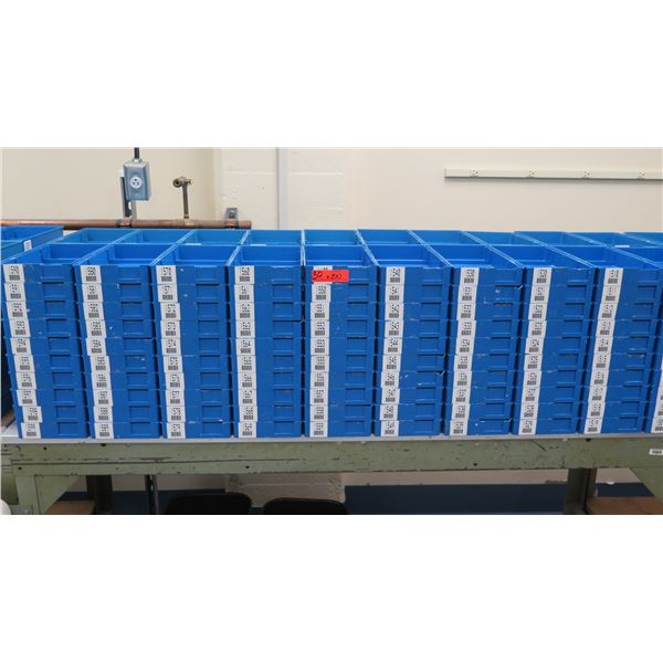Qty 200 Blue Plastic Medical Sorting Trays 7