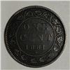 Image 1 : Canadian Large Cent 1881 VG+