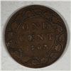 Image 1 : Canadian Large Cent 1908 EF